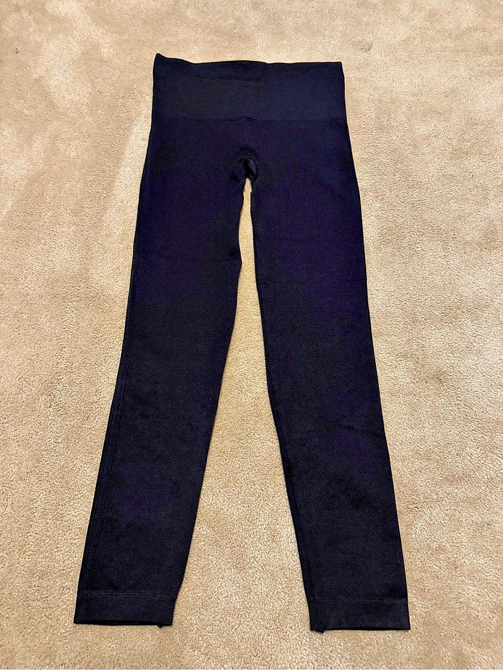 SPANX Look At Me Now Seamless Leggings Black Large